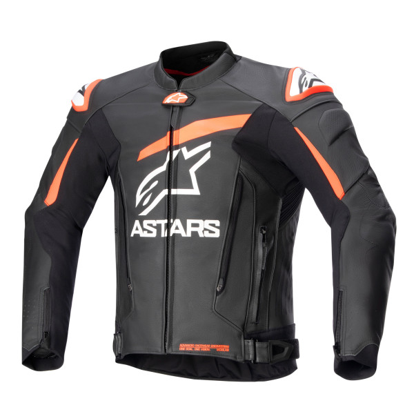 Alpinestars Alpinestars Gp Plus V4 Leather Jkt Blk/Red/Fluo/White